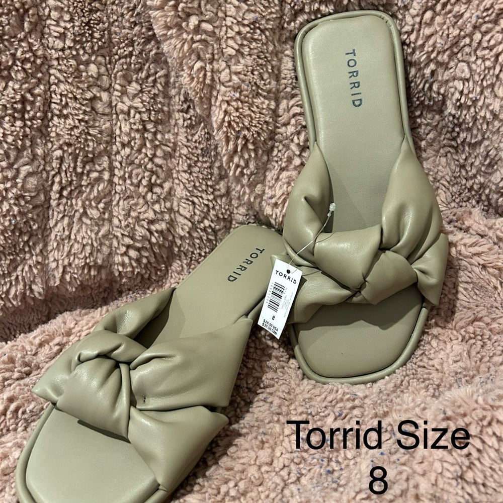 Torrid “Olive”  Sandals for Effortless Style